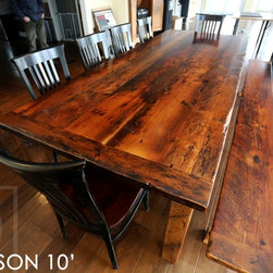 Reclaimed Wood Harvest Tables - Kitchen And Dining Furniture