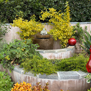 Benedict Canyon Dr- Zen fountain