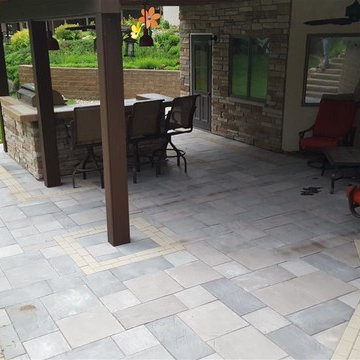 Cannon Lake Firepit Patio & Outdoor Kitchen