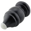 Door Stop Black Wood Victorian Bumper Screw-In 3 7/8" Proj |