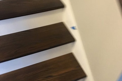 Example of an arts and crafts staircase design in Seattle