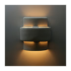 Caldwell Indoor Wall Light, Paintable Bisque