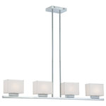 George Kovacs - Cubism 4 Light Island Light, Chrome - This 4 light Island Light from the Cubism collection by George Kovacs will enhance your home with a perfect mix of form and function. The features include a Chrome finish applied by experts.