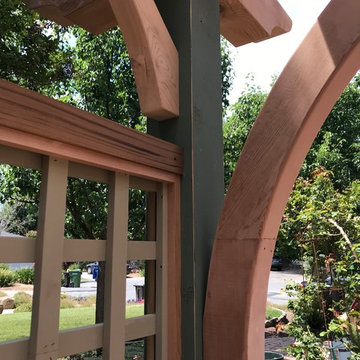 Entry Arbor, Gates, and Fence