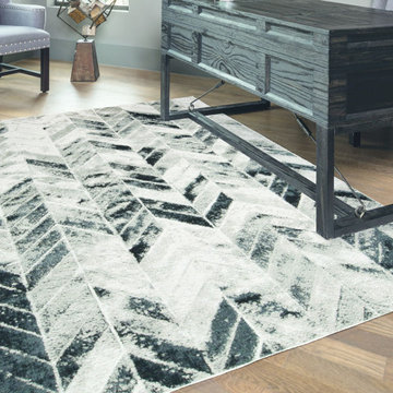 Orin Area Rug - Gray/Silver