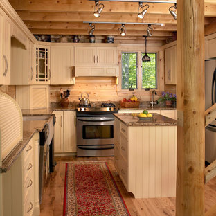 Small Log Cabin Kitchens Houzz