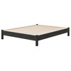 South Shore Step One Essential Queen Platform Bed in Gray Oak