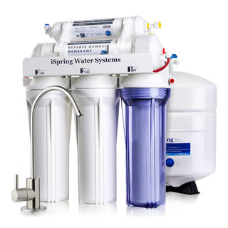iSpring RCC7 Under Sink 5-Stage Reverse Osmosis Drinking Water Filtration  System - Modern - Water Filtration Systems - by iSpring Water Systems, LLC  | Houzz