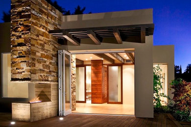 Trendy exterior home photo in Santa Barbara