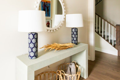 Inspiration for a large coastal entryway remodel in Philadelphia