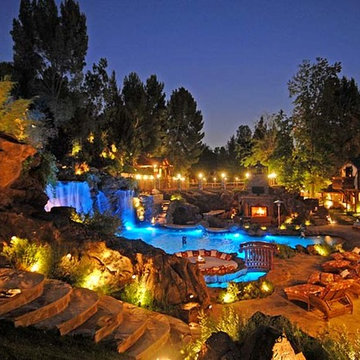 Naturalistic Pools with Grotto