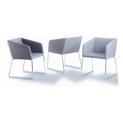 Box Sledge Armchair by B&T - Dining Chairs