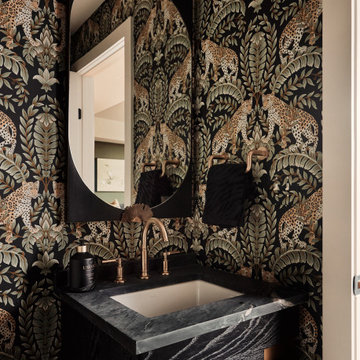 Modern Glam Powder Bathroom