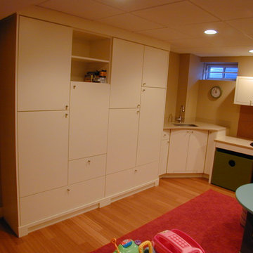 Custom Children's Playroom Cabinets