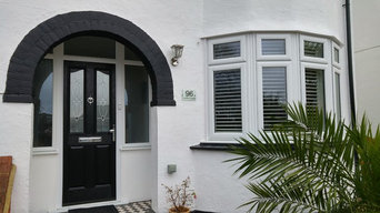 Sculptured sash windows with Composite front door in Leigh on Sea