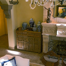 Interior blue/white