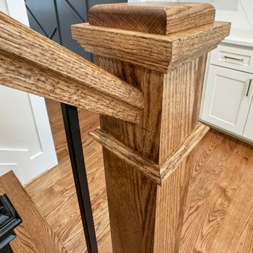Project #117 | Custom Twist on a Classic L-Shaped Stair
