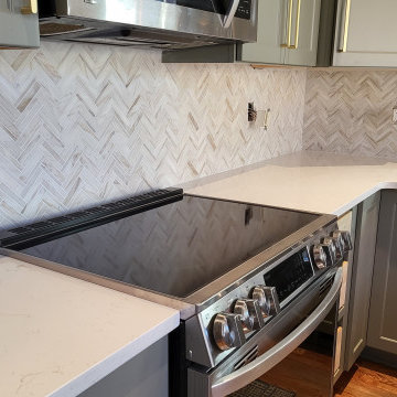 Herringbone Backsplash