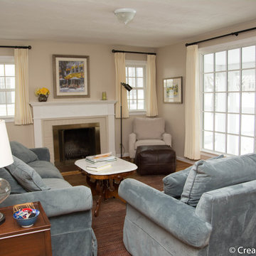 Custom Draperies for a Living Room