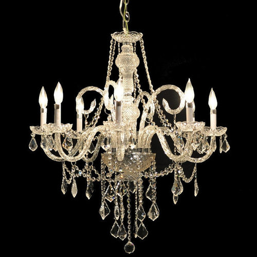 Hollywood Glam: Luxurious Crystal Chandeliers & More  Authentic European Crystal Chandelier Traditional Lighting Dining Room  Fixture - Chandeliers