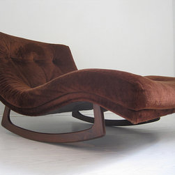 Adrian Pearsall Style Wave Chaise Rocker - SOLD - Products