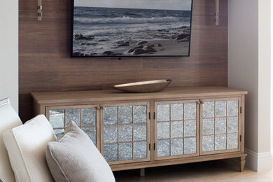 Inspiration for a transitional living room remodel in Miami