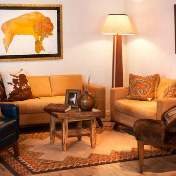 Living Room Buffalo Leather Furnishings
