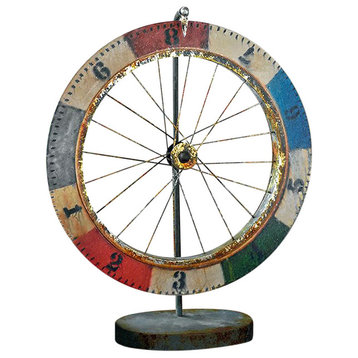 Carnival Game Wheel Of Chance Sculpture