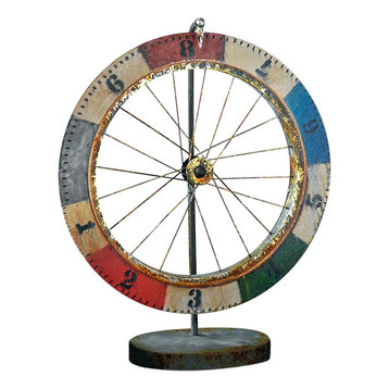 Carnival Game Wheel Of Chance Sculpture