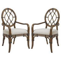 Emma Mason Signature Palwin Oval Back Arm Chairs, Set of 2, TOM0015