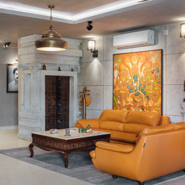 Indian Rustic home @Brigade Exotica