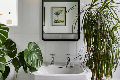Design ideas for a classic bathroom in London.