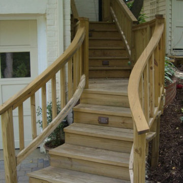 Custom Curved Steps
