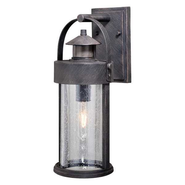 Cumberland Iron Motion Sensor Dusk to Dawn Outdoor Wall Light
