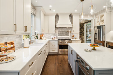 Elegant kitchen photo in Philadelphia