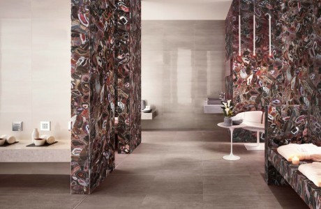 Revetement et habillage avec la pierre précieuse Agate