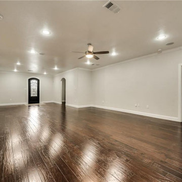 Hardwood Flooring and Ceiling Lighting, ADU Construction in Glendale, CA