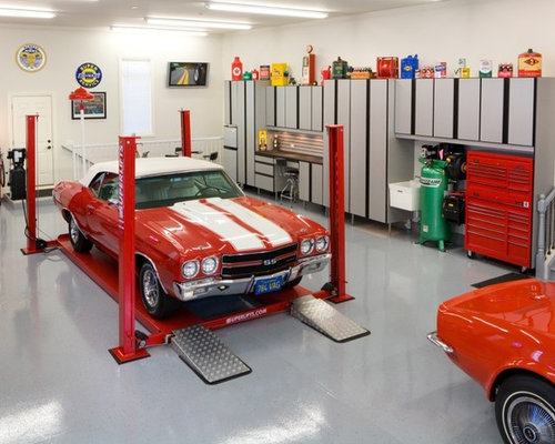 Foto e idee per garage per tre auto garage per tre auto moderni Mobili per garage