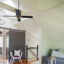 upstairs