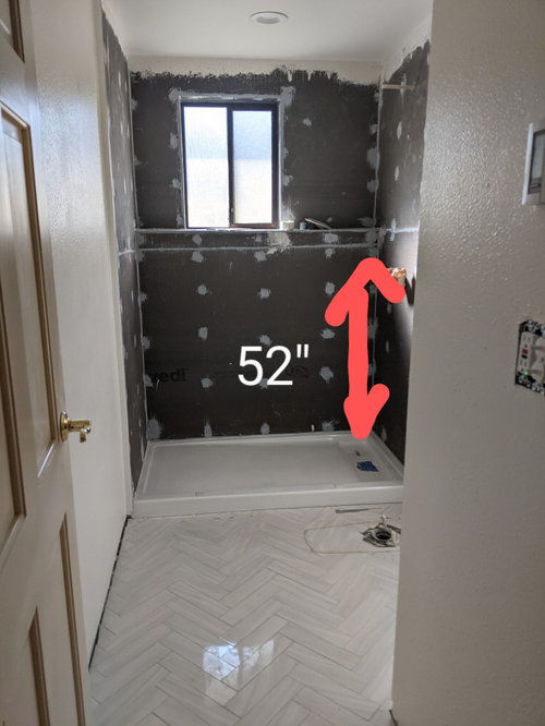 kohler shower pan level