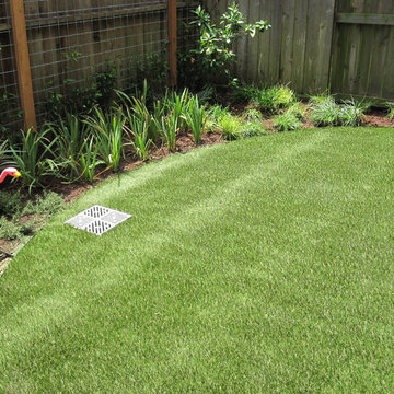 Small space turned into a highly functional garden that’s safe for a young child