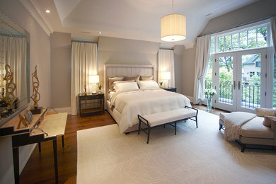 Example of a trendy bedroom design in Toronto