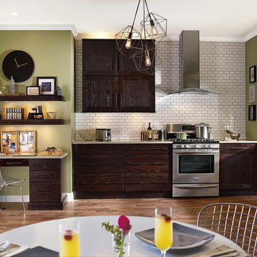 Cardell Torvin Kitchen in Cofee Oak Finish
