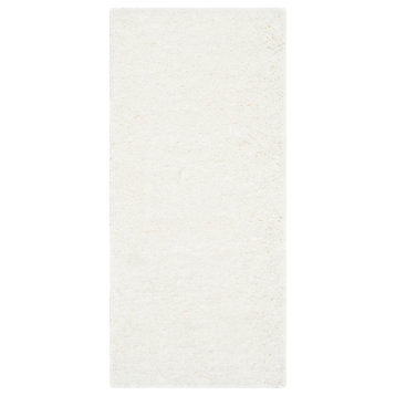 Safavieh California Shag Collection SG151 Rug, White, 9'6" X 13'
