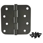 Cosmas - Cosmas Oil Rubbed Bronze Door Hinge 4" With 5/8" Radius Corners - Finish: Oil Rubbed Bronze