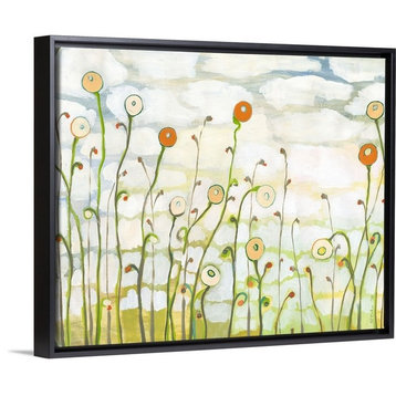 "Watching the Clouds Go By No 2" Floating Frame Canvas Art, 22"x18"x1.75"