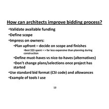 Construction Estimating