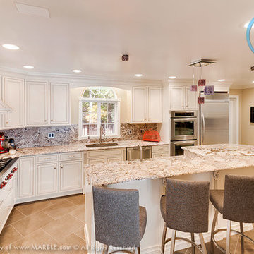 Bianco Antico Granite Kitchen | Marble.com