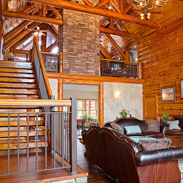 Freehold, NJ Project by Wisconsin Log Homes - www.wisconsinloghomes.com