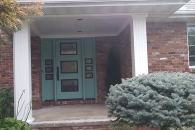 Example of a minimalist home design design in Chicago